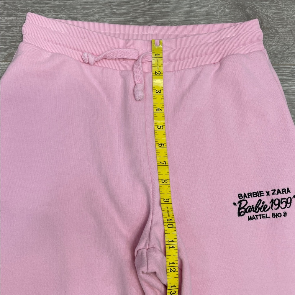 Barbie x Zara “Barbie 1959” Mattel Inc Pink Jogger Sweatpants Pockets M - Picture 9 of 16